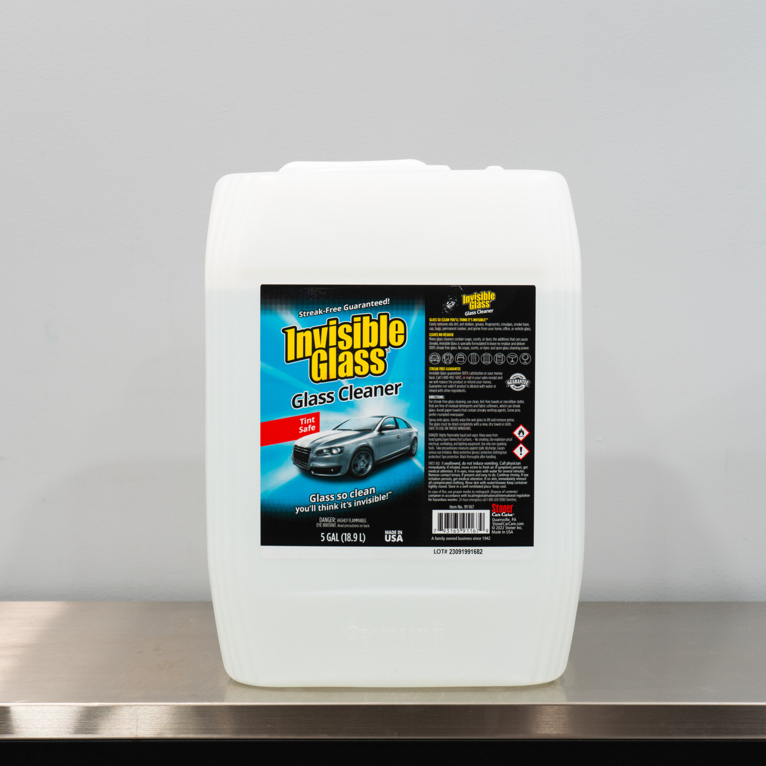 Stoner Invisible Glass Spray 5 Gallon | Window & Glass Cleaner